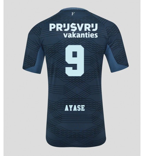 Moške Nogometnih dresov Feyenoord Ayase Ueda #9 Gostujoči 2025-26 Kratki rokavi Moške Nogometnih dresov Feyenoord Ayase Ueda #9 Gostujoči 2025-26 Kratki rokavi